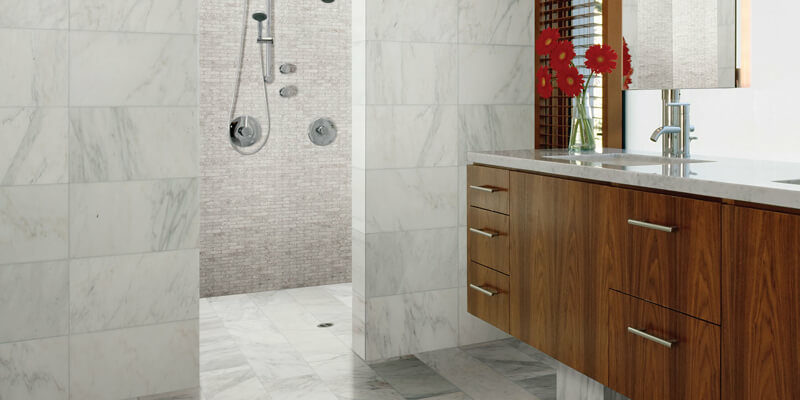 marble natural stone marble in bathroom | The Floor Store